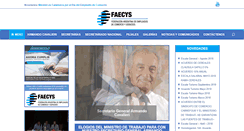 Desktop Screenshot of faecys.org.ar