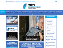 Tablet Screenshot of faecys.org.ar